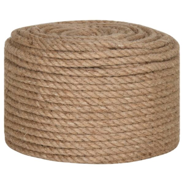vidaXL Jute Rope 50 m Long 10 mm Thick - Image 3