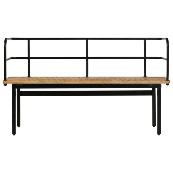 vidaXL Bench 120x40x70 cm Solid Mango Wood - Image 2