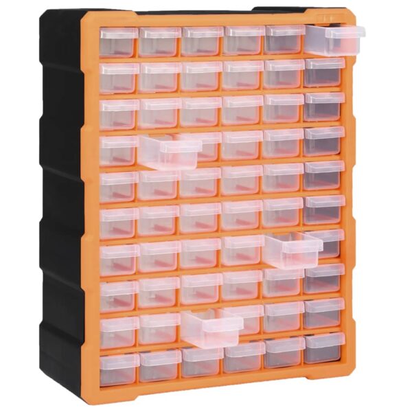 vidaXL Multi-drawer Organiser with 60 Drawers 38x16x47.5 cm - Image 5