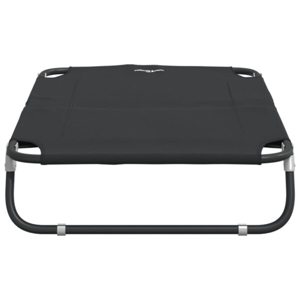 vidaXL Dog Bed Foldable Anthracite Oxford Fabric and Steel - Image 6