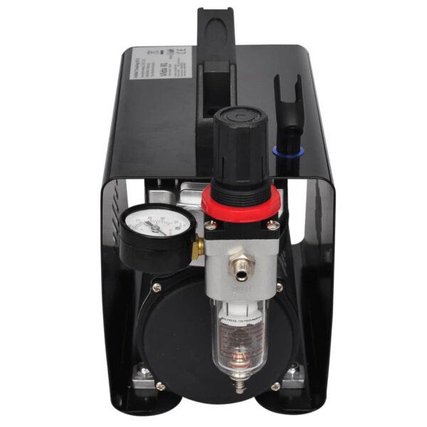 vidaXL Airbrush compressor set with 3 pistols 255 x 135 x 220 mm - Image 3