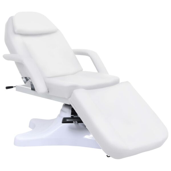 vidaXL Massage Table White 180x62x(86.5-118) cm - Image 1