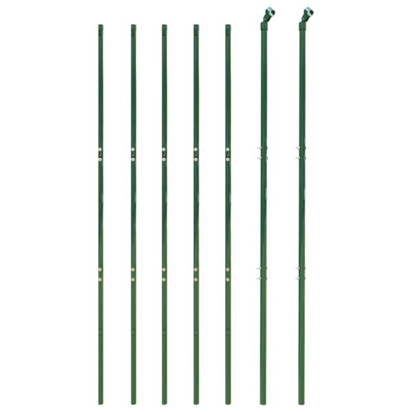 vidaXL Chain Link Fence Green 1.4x10 m - Image 3