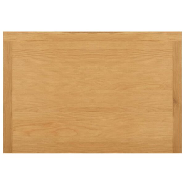 vidaXL Wardrobe 76x52x105 cm Solid Oak Wood - Image 7