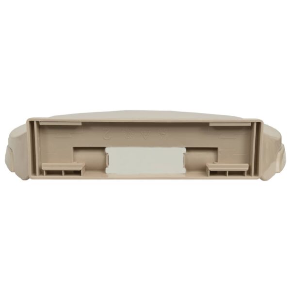 vidaXL Soft-Close Toilet Seat Beige Oval - Image 7