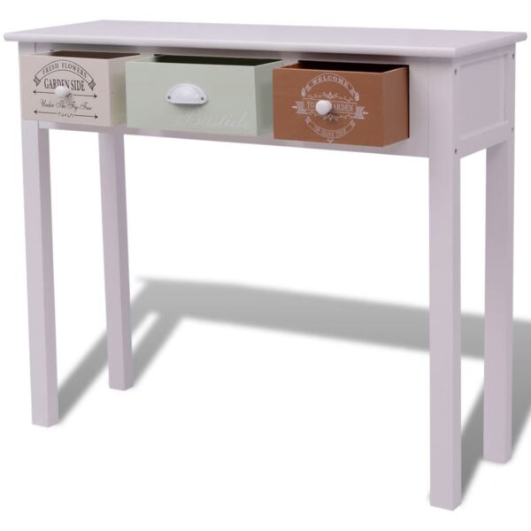 vidaXL French Console Table Wood - Image 5