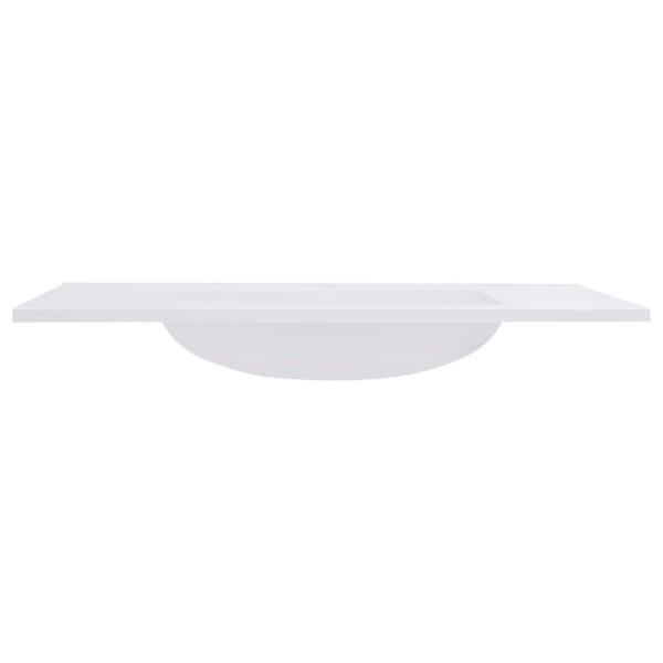 vidaXL Built-in Wash Basin 750x460x130 mm SMC White - Image 3