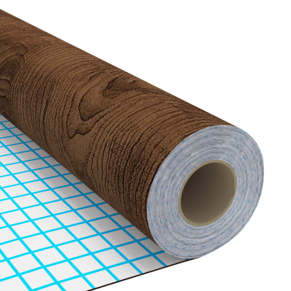 vidaXL Self-adhesive Furniture Films 2 pcs Dark Oak 500x90 cm PVC - Image 6
