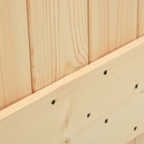 vidaXL Door NARVIK 85x210 cm Solid Wood Pine - Image 7