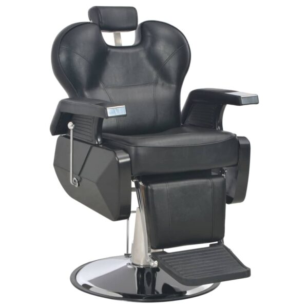 vidaXL Barber Chair Black 72x68x98 cm Faux Leather - Image 1