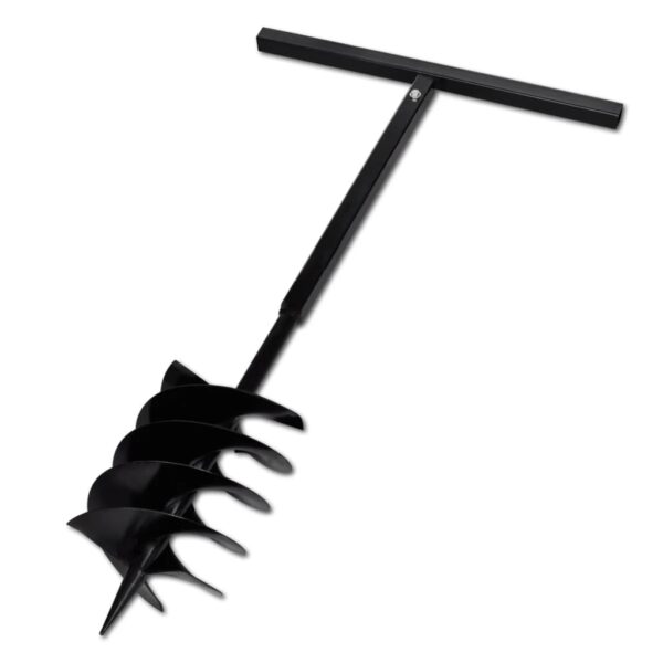 Ground Drill with Handle 200 mm with Extension Tube 5 m Steel - Image 5