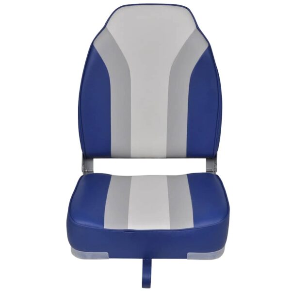 vidaXL Foldable Boat Chairs 2 pcs High Backrest - Image 3