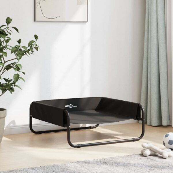 vidaXL Elevated Dog Bed Anthracite Oxford Fabric and Steel - Image 3
