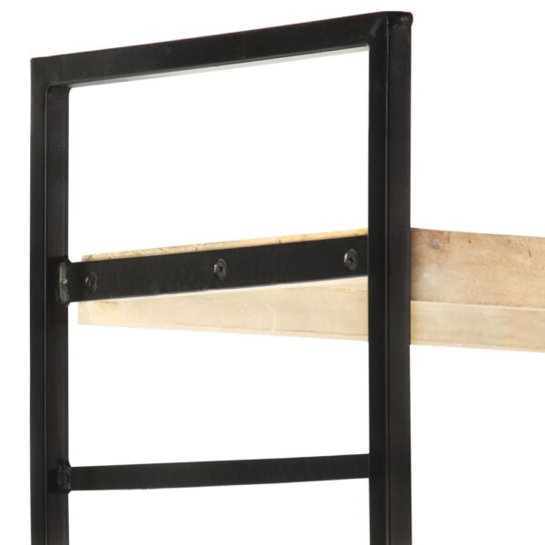 vidaXL 4-Tier Bookcase 124x30x180 cm Solid Mango Wood - Image 7