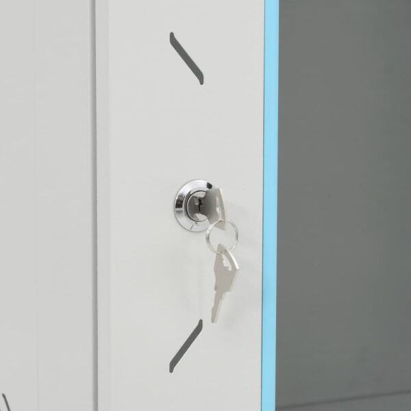 vidaXL 12U Wall Mounted Network Cabinet 19" IP20 53x40x60 cm - Image 7