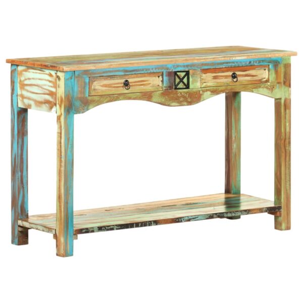 vidaXL Console Table 120x40x75 cm Solid Reclaimed Wood - Image 9