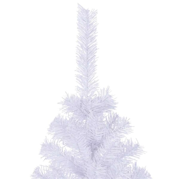 vidaXL Artificial Christmas Tree L 240 cm White - Image 4