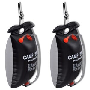 vidaXL Camp Shower 2 pcs 20 L