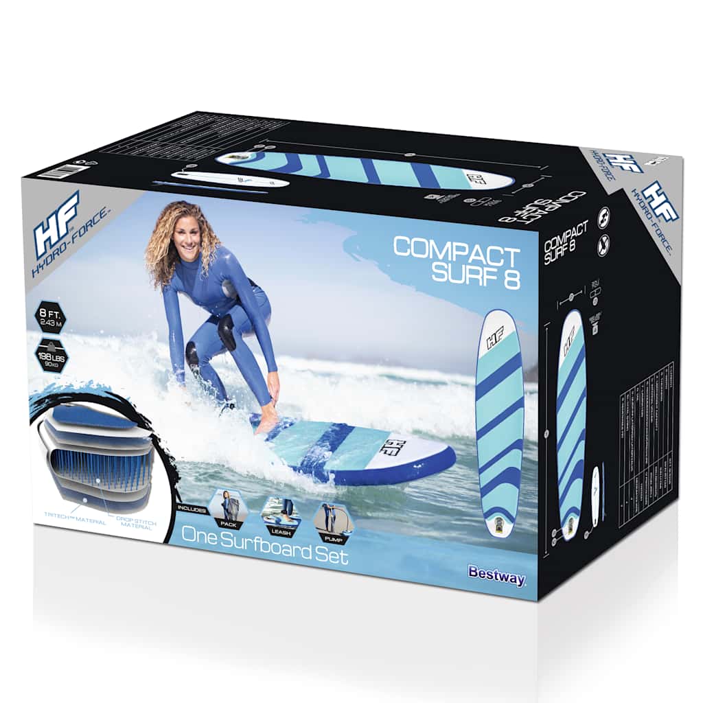 6942138970630_g_en_hd_7 Bestway Hydro-Force Inflatable Surfboard Board 243x57x7 cm - Image 8