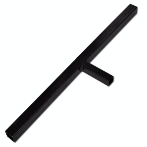 Ground Drill with Handle Auger Bit 200 mm Three Spirals Steel Black - Image 2