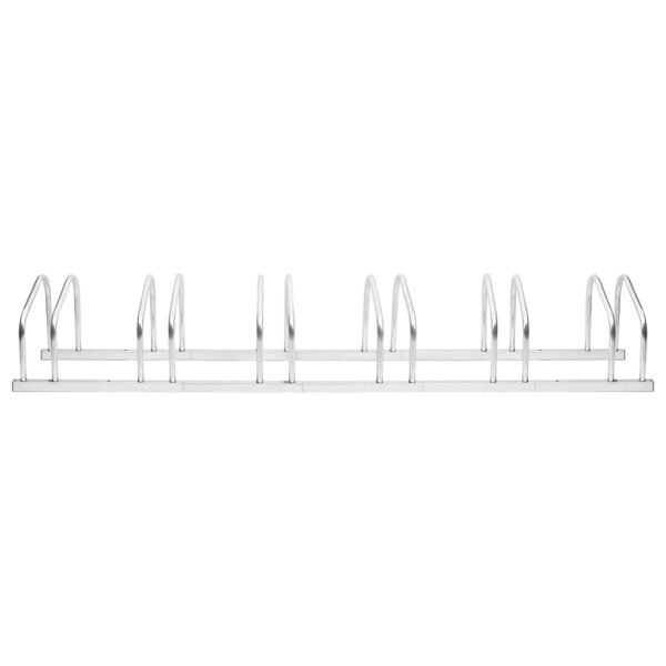 vidaXL Bike Rack for 6 Bikes Galvanised Steel - Image 2
