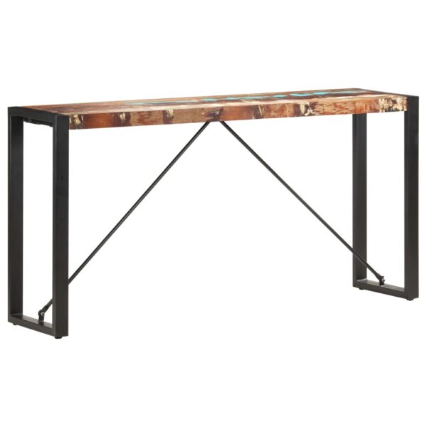 vidaXL Console Table 150x35x76 cm Solid Reclaimed Wood - Image 1