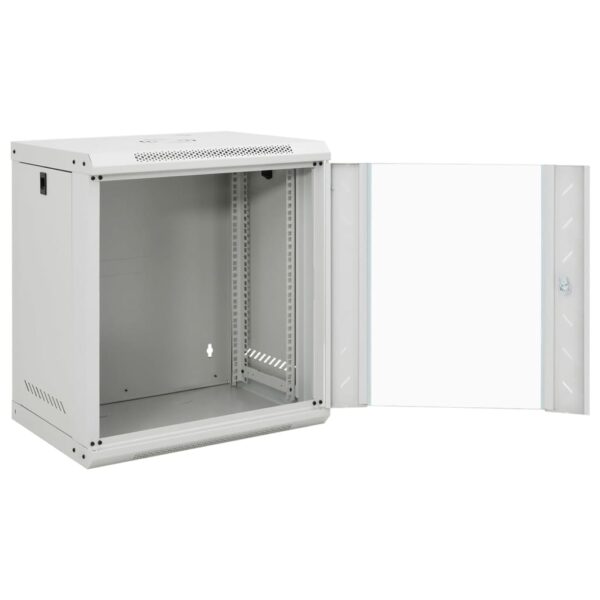 vidaXL 12U Wall Mounted Network Cabinet 19" IP20 53x40x60 cm - Image 2