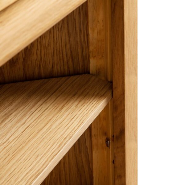 vidaXL Corner Cabinet 59x36x180 cm Solid Oak Wood - Image 5