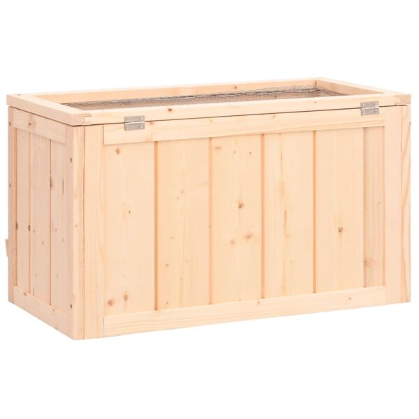 vidaXL Hamster Cage 60x30x35 cm Solid Wood Fir - Image 6
