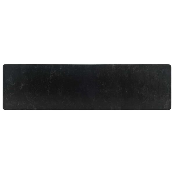vidaXL Sink 45x30x12 cm Marble High Gloss Black - Image 6