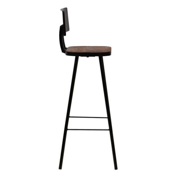 vidaXL Bar Chairs 4 pcs Solid Reclaimed Wood - Image 3