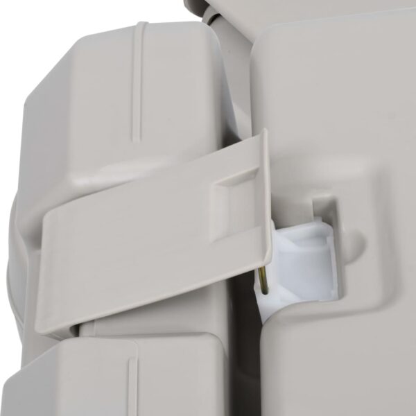 vidaXL Portable Camping Toilet Grey 10+10 L - Image 12