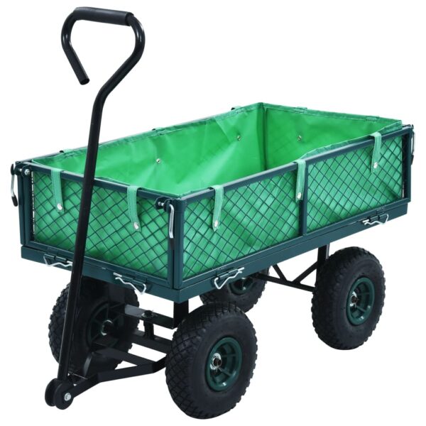 vidaXL Garden Hand Trolley Green 250 kg - Image 1
