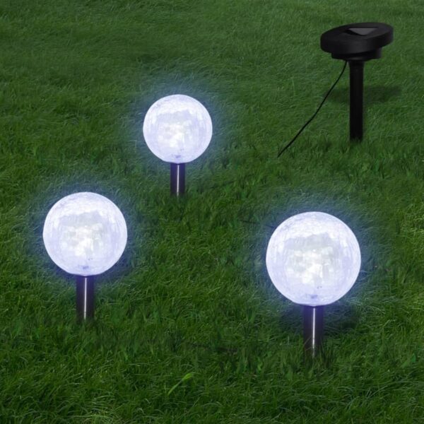 vidaXL Garden Lights 6 pcs LED with Spike Anchors & Solar Panels - Image 2