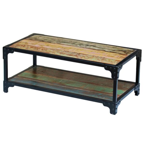 vidaXL Coffee Table Solid Reclaimed Wood - Image 5