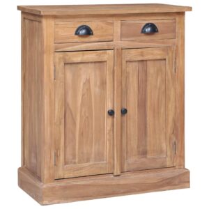 vidaXL Side Cabinet 65x30x75 cm Solid Teak