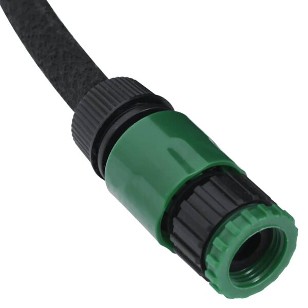 vidaXL Garden Soaker Hose Black 0.6" 100 m Rubber - Image 4