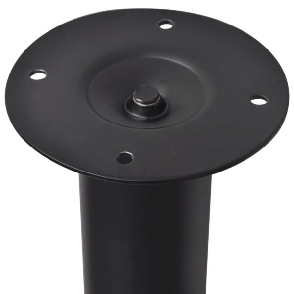 vidaXL Telescopic Table Legs 4 pcs Black 710 mm-1100 mm - Image 4