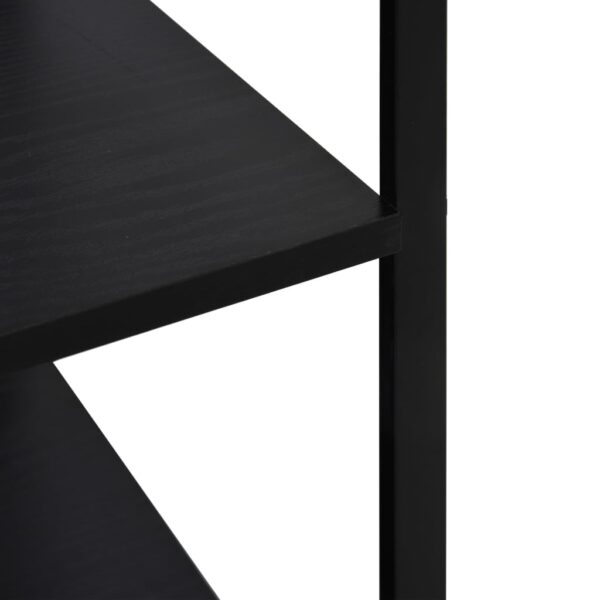 vidaXL Microwave Cabinet Black 60x39.6x79.5 cm Engineered Wood - Image 5