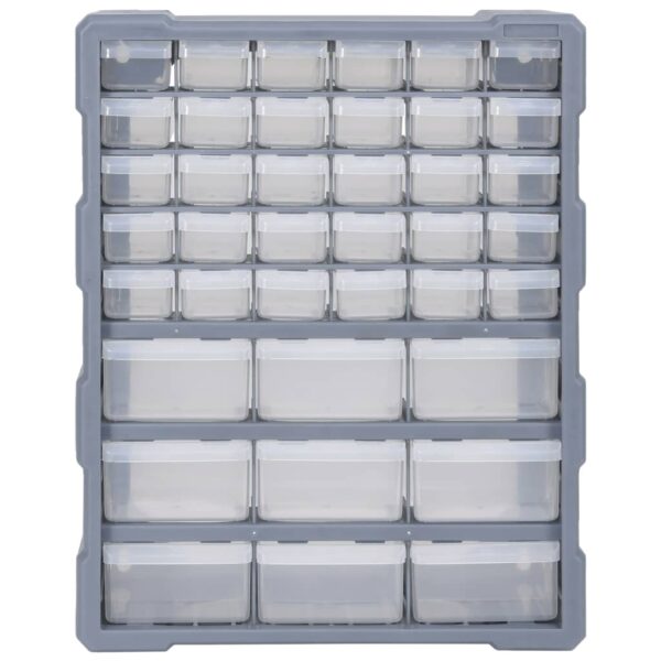 vidaXL Multi-drawer Organiser with 39 Drawers 38x16x47 cm - Image 2