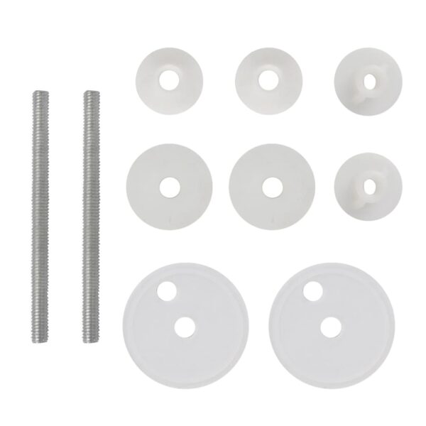 vidaXL Toilet Seats with Hard Close Lids MDF Water - Image 9
