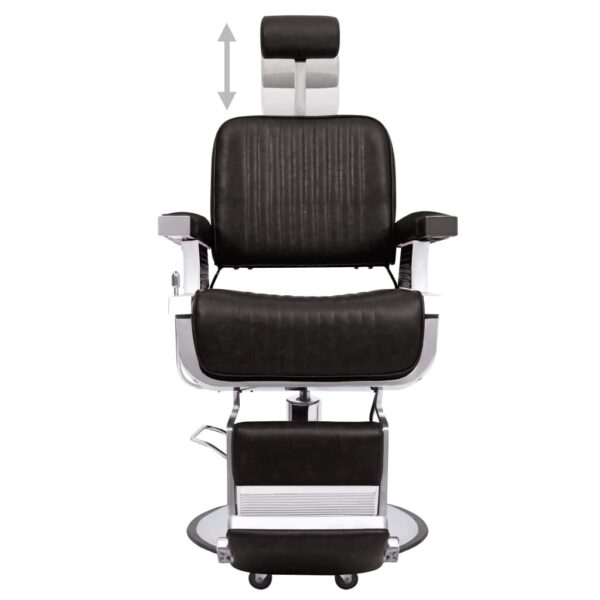 vidaXL Barber Chair Black 68x69x116 cm Faux Leather - Image 2