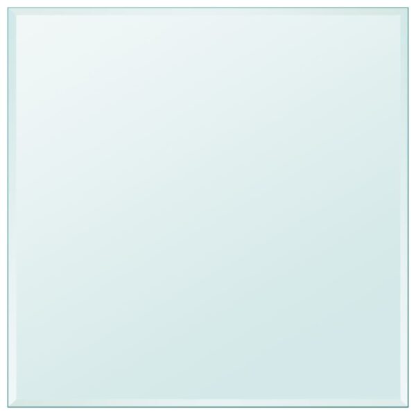vidaXL Table Top Tempered Glass Square 800x800 mm - Image 1