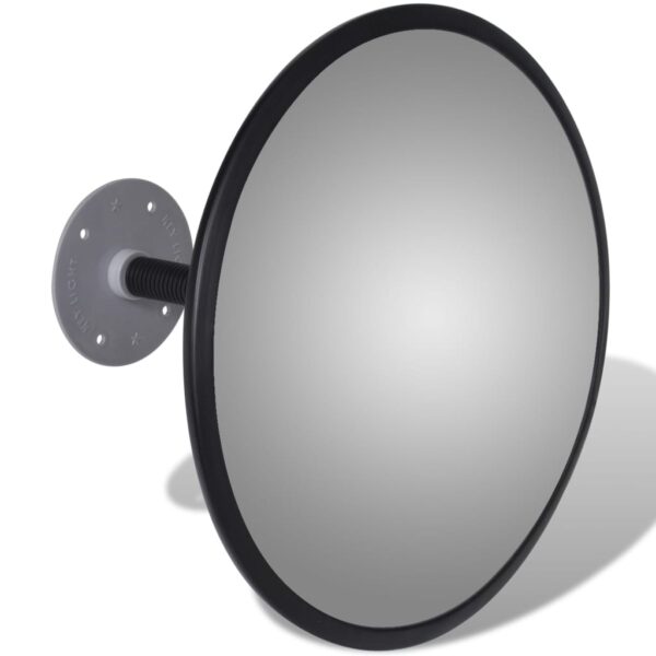 Convex Traffic Mirror Acrylic Black 30 cm Indoor - Image 3