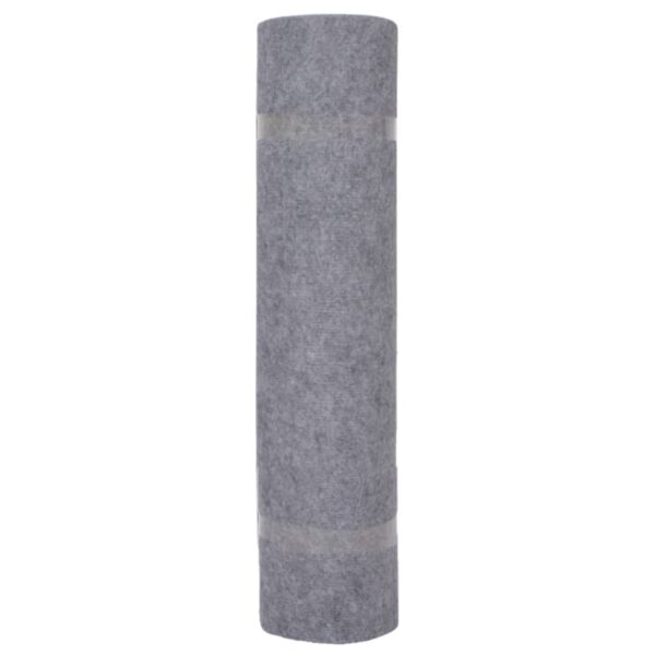 vidaXL Exhibition Carpet Rib 1.2x10 m Grey - Image 2