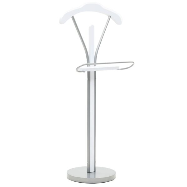 vidaXL Suit Stand 45x35x107 cm White - Image 1