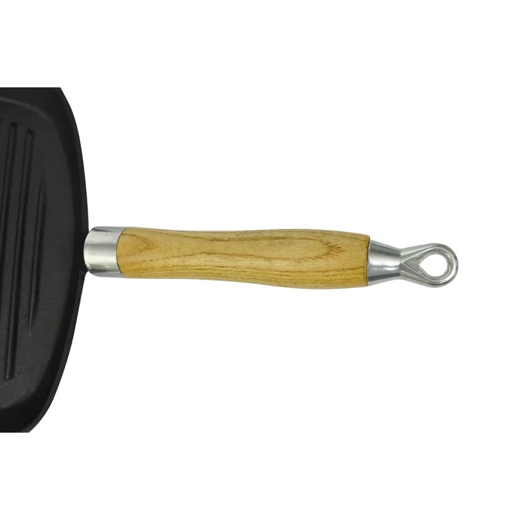 8718475033141_g_en_hd_3 vidaXL Grill Pan with Wooden Handle Cast Iron 20x20 cm - Image 4
