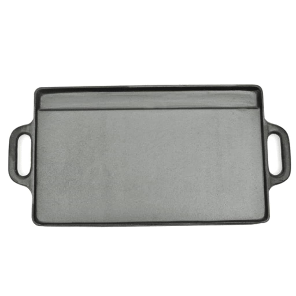 8718475033165_g_en_hd_1 Set of 2 BBQ/Pizza Platter Grill Plate Cast Iron Rever - Image 2