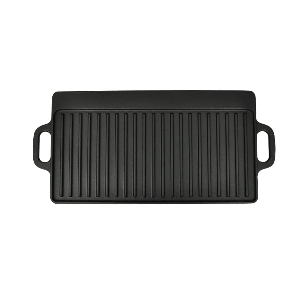 8718475033165_g_en_hd_2 Set of 2 BBQ/Pizza Platter Grill Plate Cast Iron Rever - Image 3