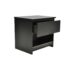 vidaXL Nightstand with One-Drawer Black 2 pcs - Image 2